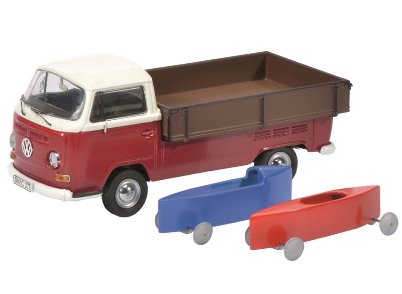 Schuco 450333800 VW T2a + Seifenkisten 1:43