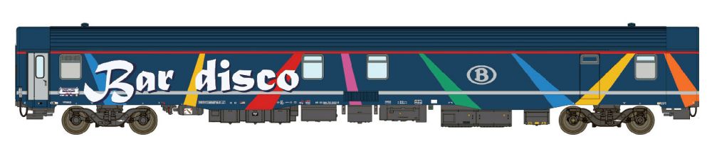 LS Models 92998 Personenwagen I10 BarDisco SR2 SNCB Ep.V Spur H0