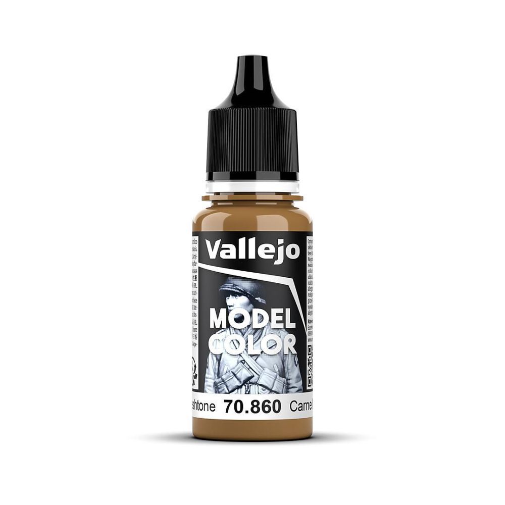 Vallejo 70860 Mittlere Hautfarbe, matt, 18 ml Model Color NEU