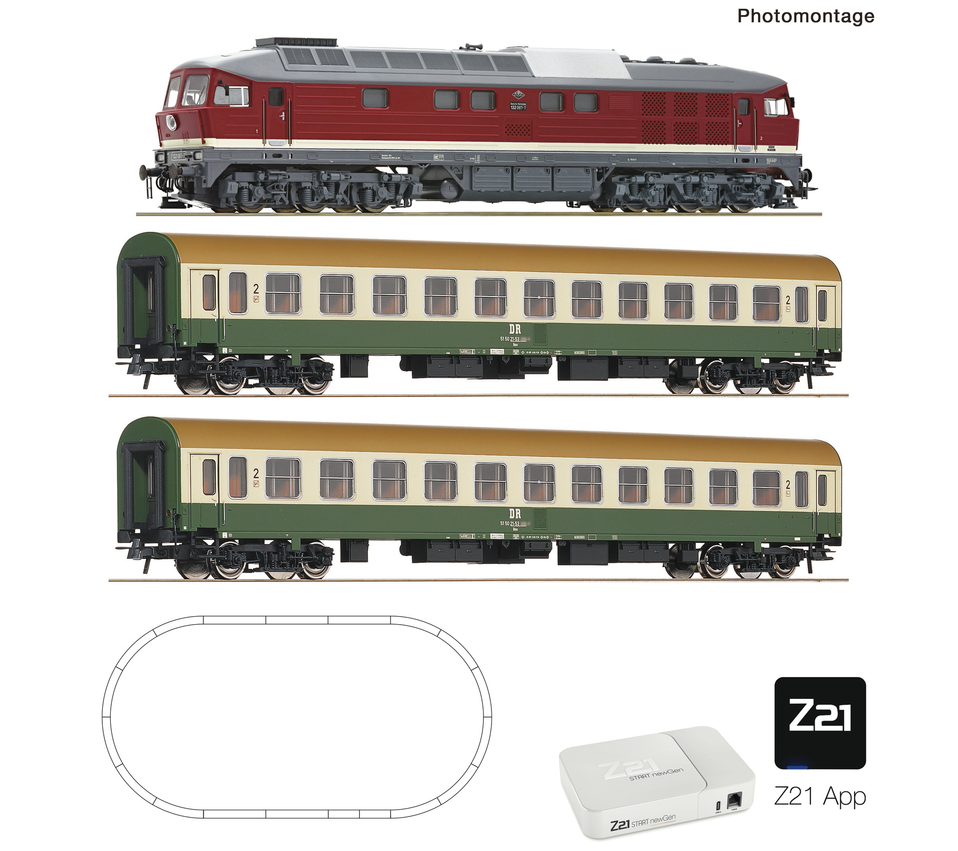 Roco 5110014 Z21 START newGen Digitalset: Diesellokomotive BR 132 (ROCO L