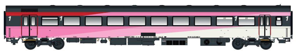 LS Models 44055-2 Personenwagen ICRm 1.Kl. A NS/FYRA Ep.VI Spur H0