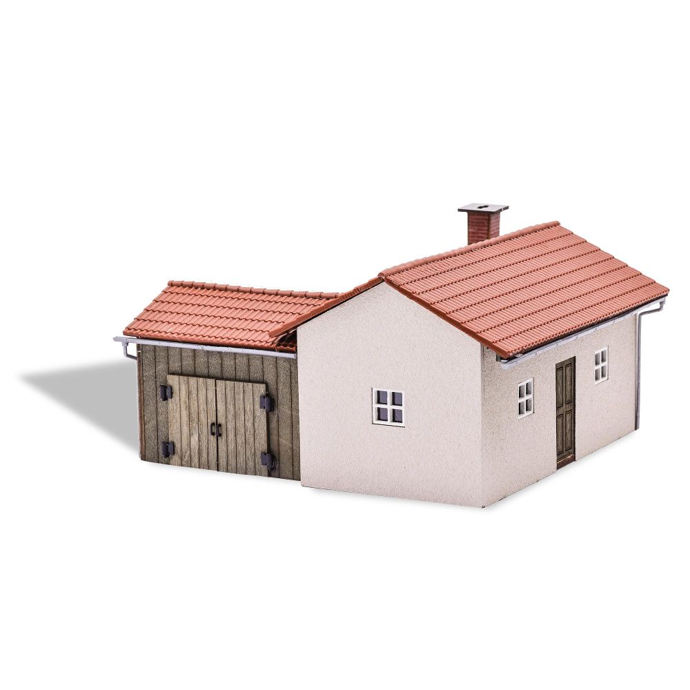 Busch 8896 Werkstatt mit Schuppen 1:120 Spur TT Bausatz NEU