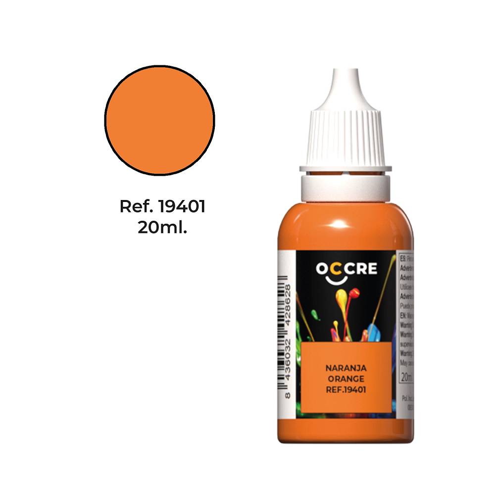 OcCre 19401 Acrylfarbe Orange 20 ml Neu