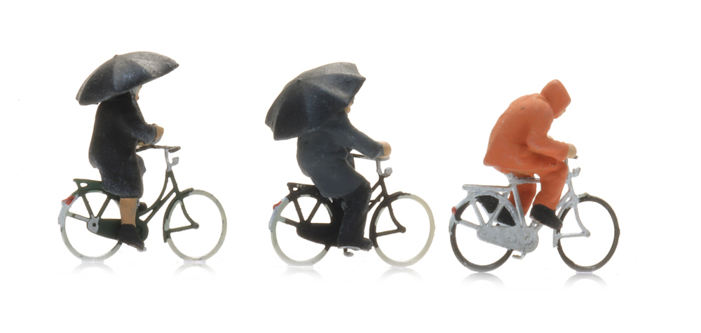Artitec 5160037 Radfahrer im Regen (3x)