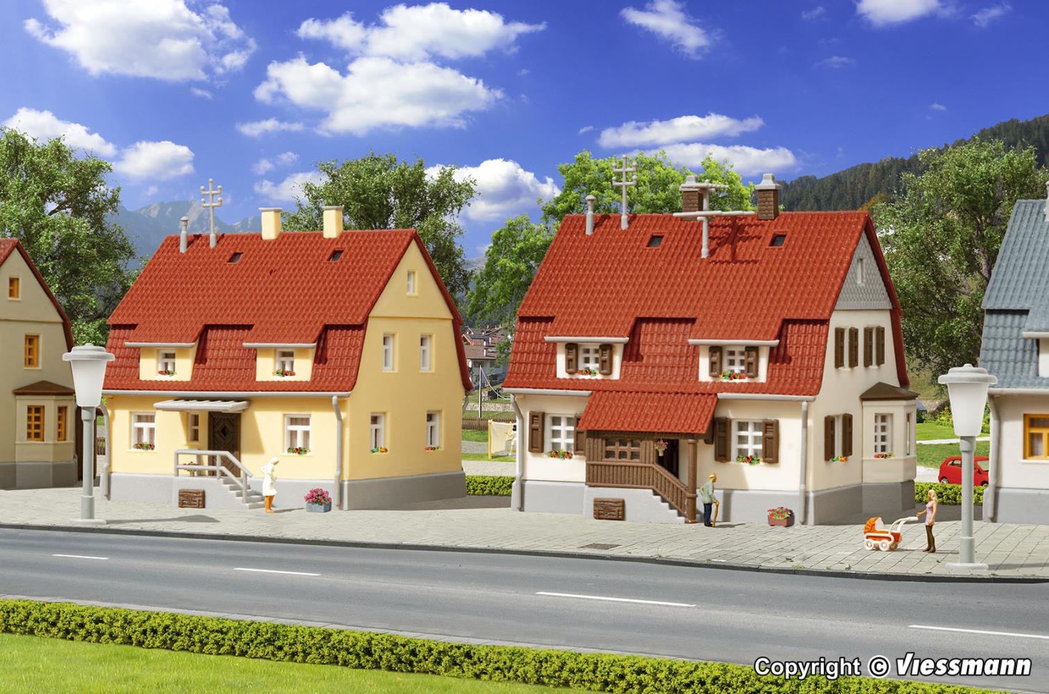 Kibri 36782 Siedlungshaus aus den 20er Jahren 2 Stück Spur Z