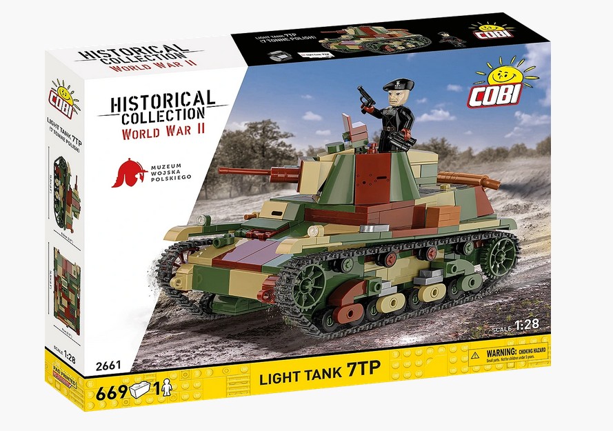 Cobi 2661 Light Tank 7TP 1:28 Modellbausatz Neu OVP