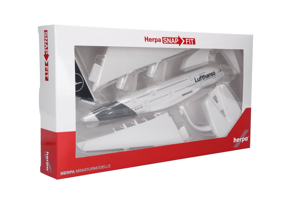 Herpa 614931 Lufthansa Airbus A380 – D-AIMK 1:250 Snap-Fit NEU