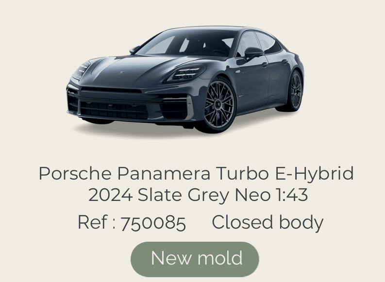 Norev 750085 Porsche Panamera Turbo E-Hybrid 2024 Slate Grey Neo 1:43