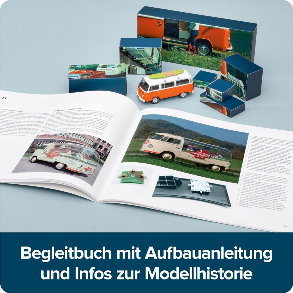 Franzis 67223 VW Bulli T2 Orange Adventskalender 1:43 Bausatz NEU