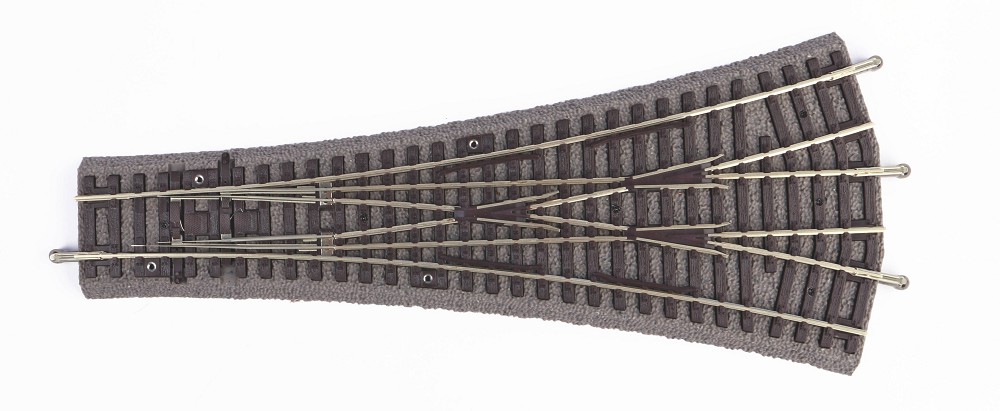 Piko 55425 3-Wege Weiche W3 mit Bettung