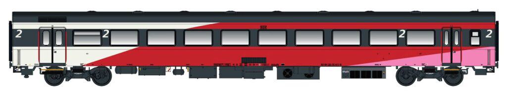 LS Models 44055-1 Personenwagen ICRm 2.Kl. B NS/FYRA Ep.VI Spur H0