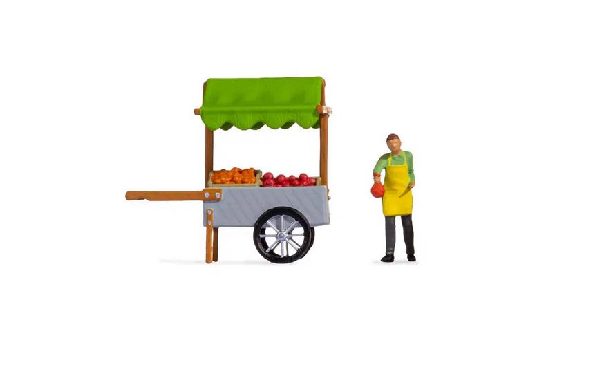 Noch 16501 Tiny-Scenes „Obststand“ 1:87 Spur H0 Neu OVP Figur