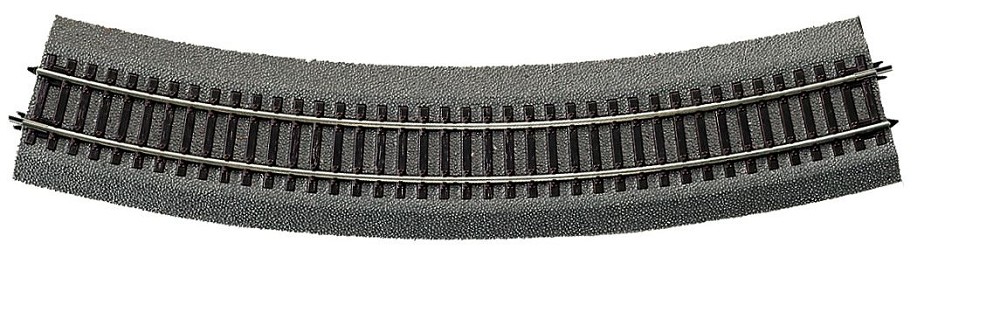 Roco 42525 Gebogenes Gleis R5 30° 542,8 mm mit Bettung Spur H0