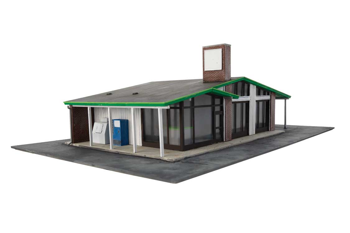 Walthers 933-3542 Moderne Tankstelle 1:87 Spur H0 Bausatz Neu OVP