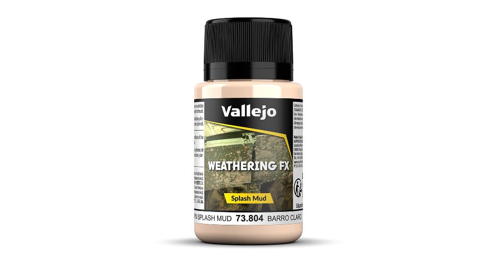 Vallejo 73804 Schlammspritzer, hellbraun, 40 ml Weathering NEU