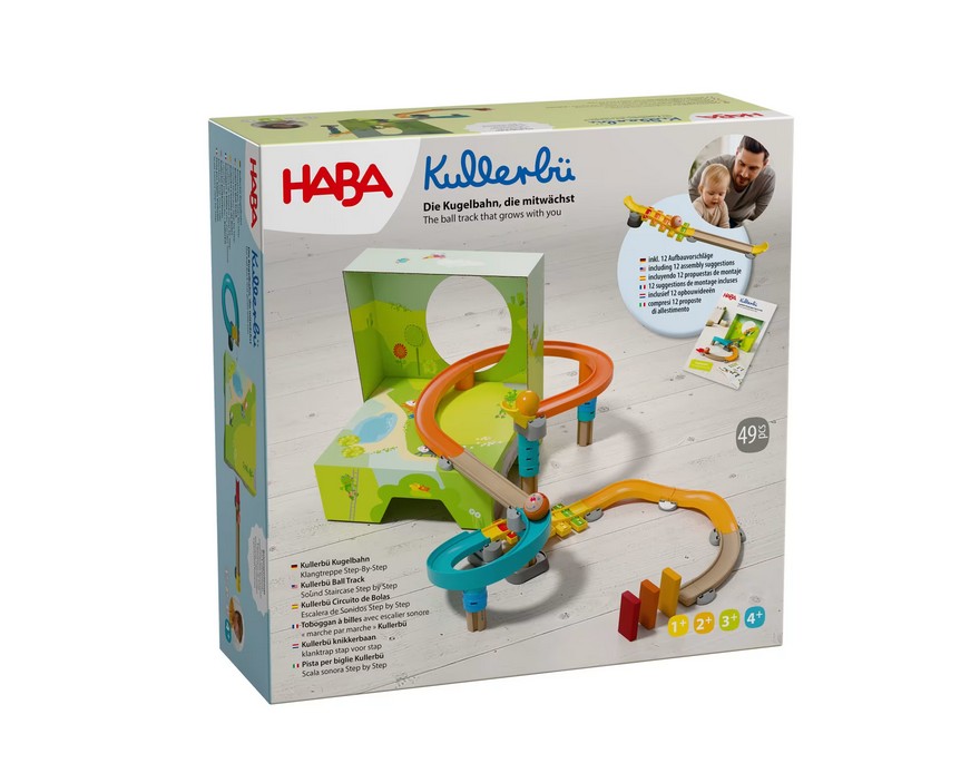 HABA 2013383001 Kullerbü Kugelbahn Klangtreppe Step by Step NEU OVP