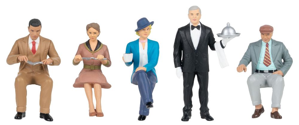 Pola 331531 Sitzende Restaurantgäste 1:22,5 Spur G NEU OVP
