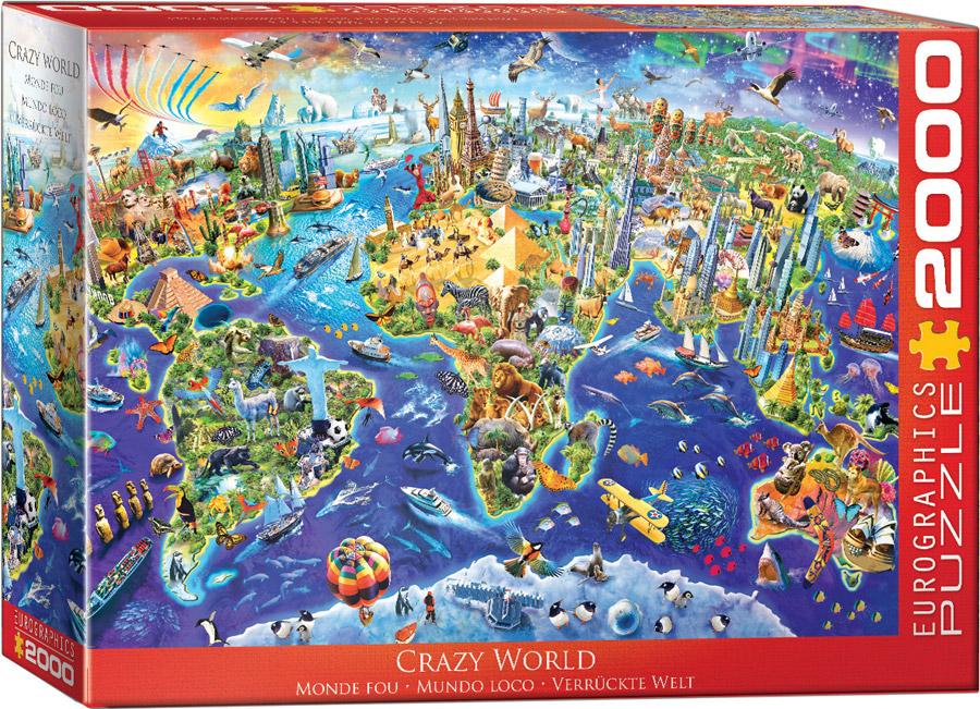 EUROGRAPHICS 8220-5343 Verrückte Welt 2000 Teile Puzzle NEU OVP