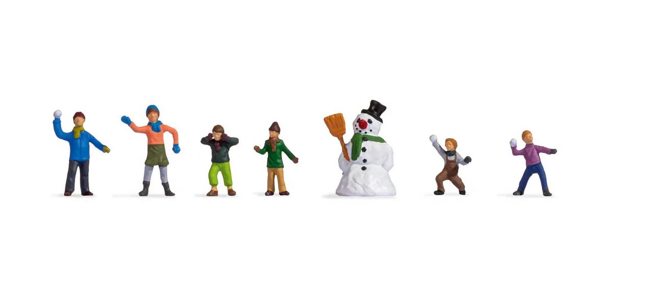 Noch 15821 Kinder im Schnee 1:87 Spur H0 Neu OVP Figuren
