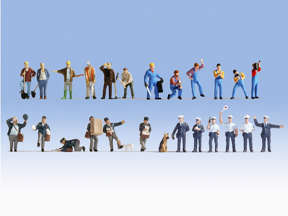 Noch 16109 Figuren-XL-Set Bei der Arbeit Spur H0