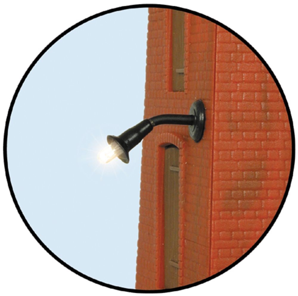 Viessmann 6442 N Wandleuchte klein, LED warmweiß
