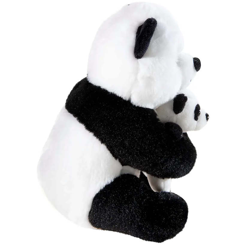 Heunec 509474 Panda mit Baby 25 cm Stoff/Plüsch/Kuscheltier NEU