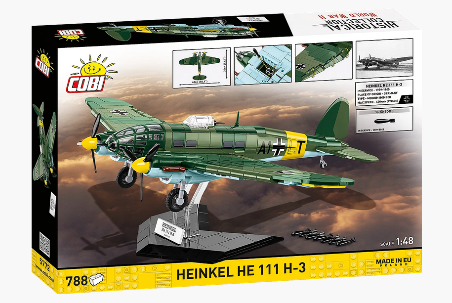 Cobi 5772 Heinkel HE 111 H-3 1:48 Modellbausatz NEU OVP Bricks