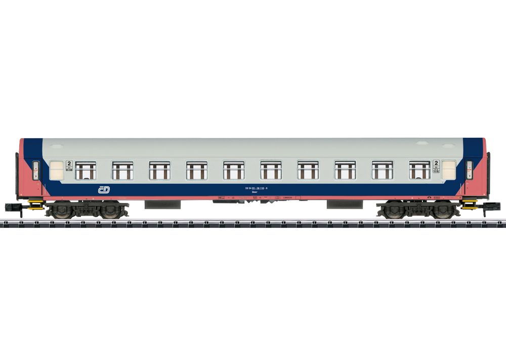 Trix 18438 Schnellzugwagen 2. Klasse Bauart Y/B (ČD) Spur N NEU