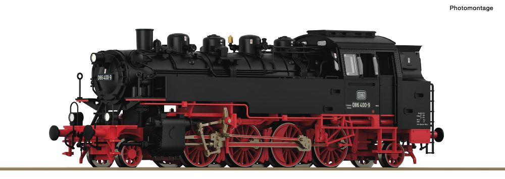 Roco 7180010 Dampflokomotive 086 400-9 DB 1:120 Spur TT DC NEU