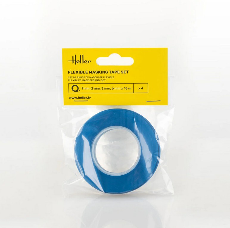 Heller 99014 Flexibles Maskierband-Set (4-teilig) NEU OVP