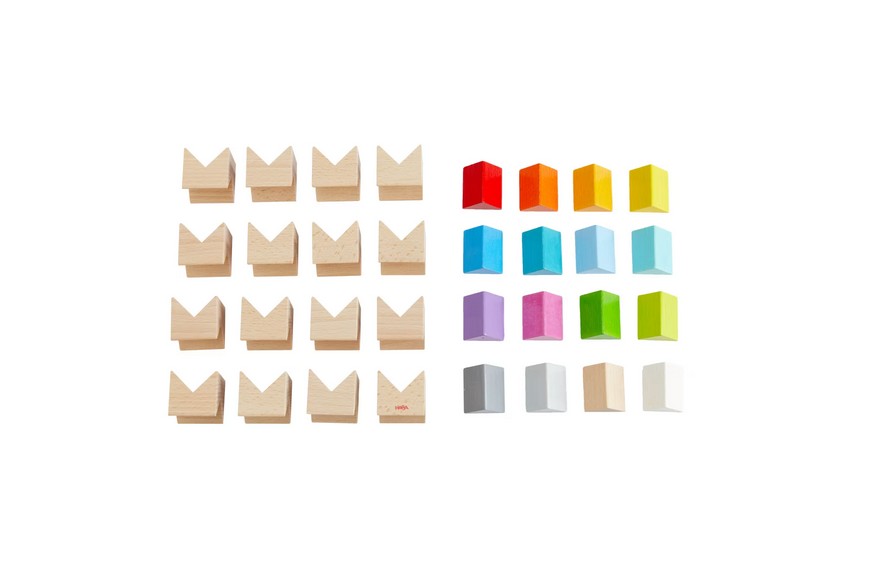 HABA 2012606001 Bunte Spielfalt Kreativbausteine - 32 Holzbaust. NEU OVP