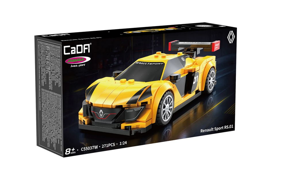 CaDA C55037W Renault Sport RS.01 gelb 1:24 Bausatz NEU OVP Bricks