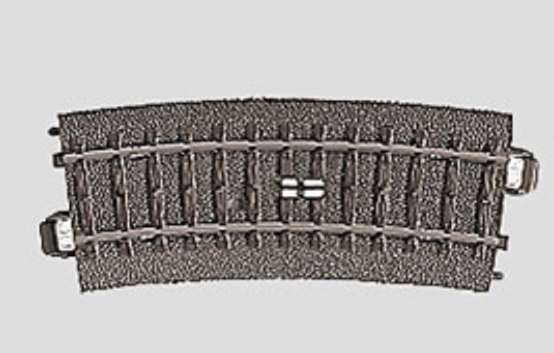 Märklin 24194 Schaltgleis gebogen R 360 mm 15 Grad