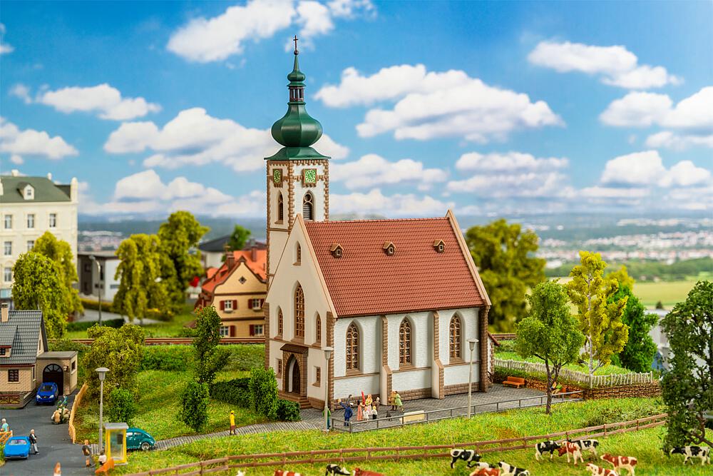Faller 231726 Dorfkirche  1:160 Spur N Bausatz Neu OVP