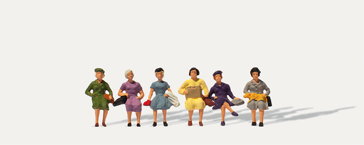 Merten 0210853 Reisende sitzend (weiblich) 1:87 Spur H0 Neu OVP