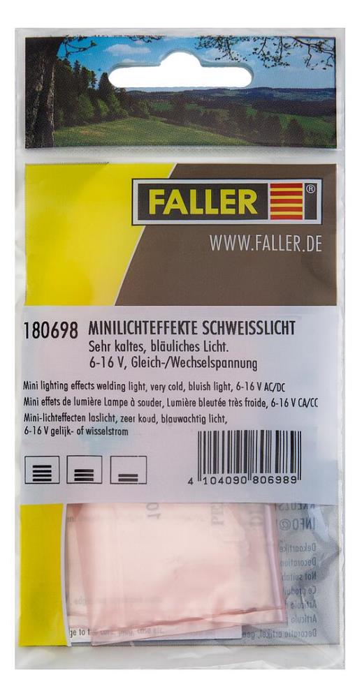 Faller 180698 Minilichteffekte Schweißlicht 1:87 Spur H0/TT/N Neu OVP