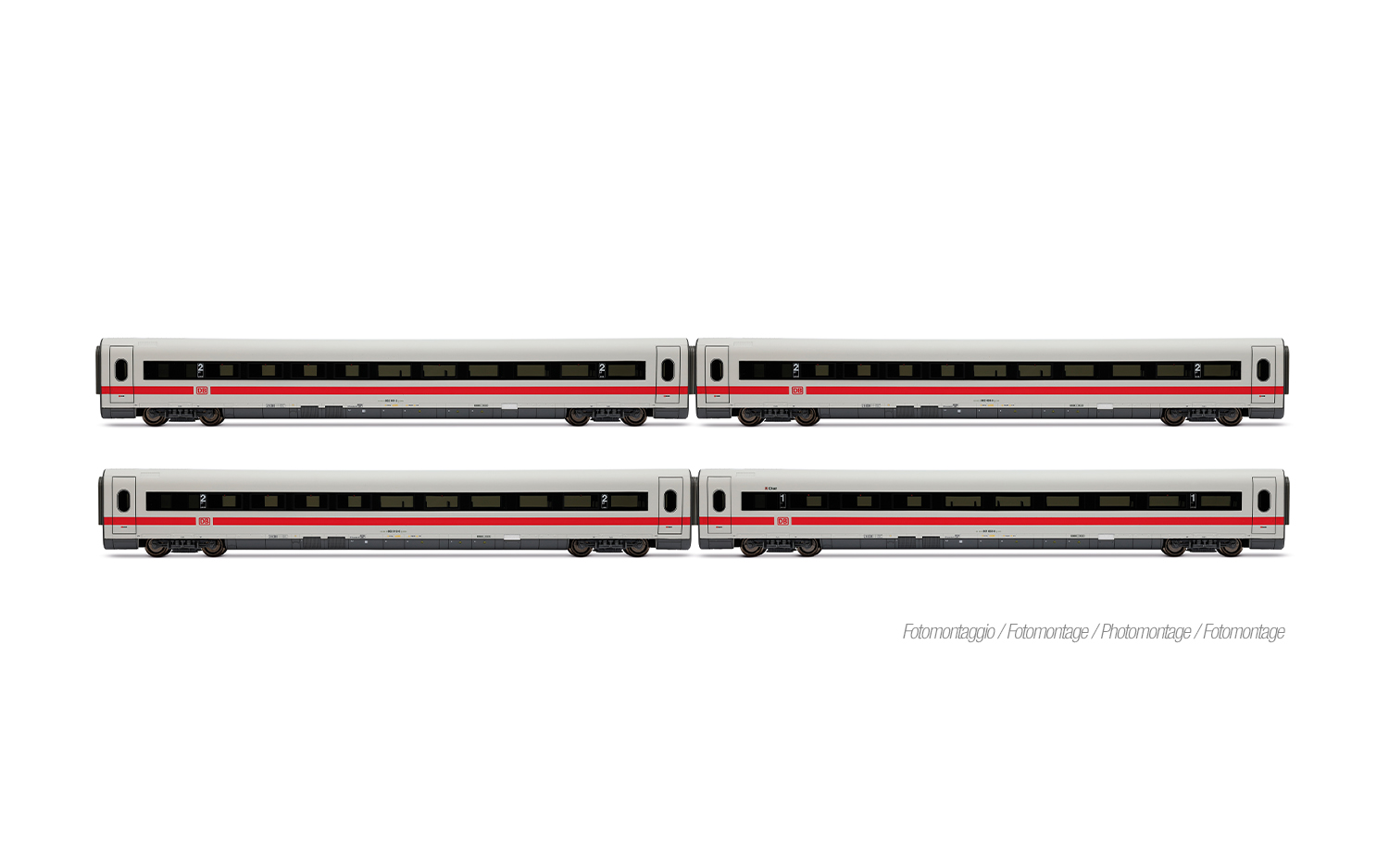 Lima HL4687 DB AG, ICE1, Tz 186 „Chur”, 4-tlg. Set Zwischenwagen (1 x Wa