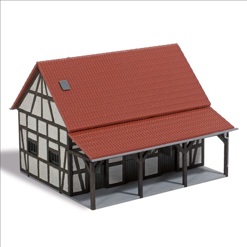 Busch 1403 Pferdestallung 98 x 83 mm, 75 mm hoch 1:87 Spur H0