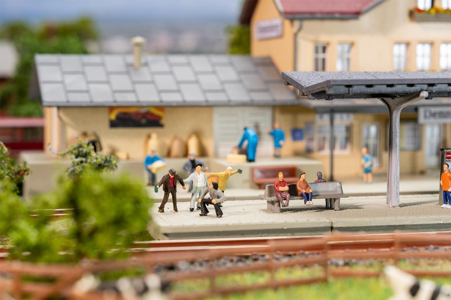 Faller 239007 Aktions-Set Bahnhof Dennenberg 1:160 Spur N Neu