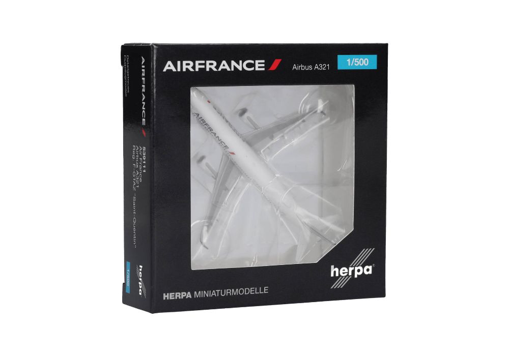 Herpa 539111 Air France Airbus A321 – F-GTAZ "Saint-Quentin" 1:500