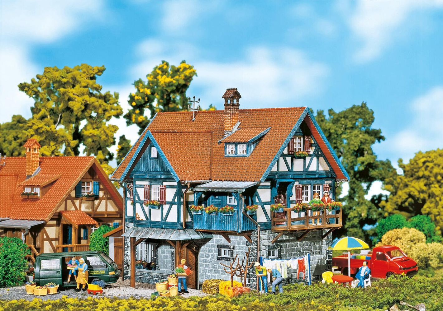 Faller 130275 Ländliches Fachwerkhaus 1:87 Spur H0 Bausatz Neu