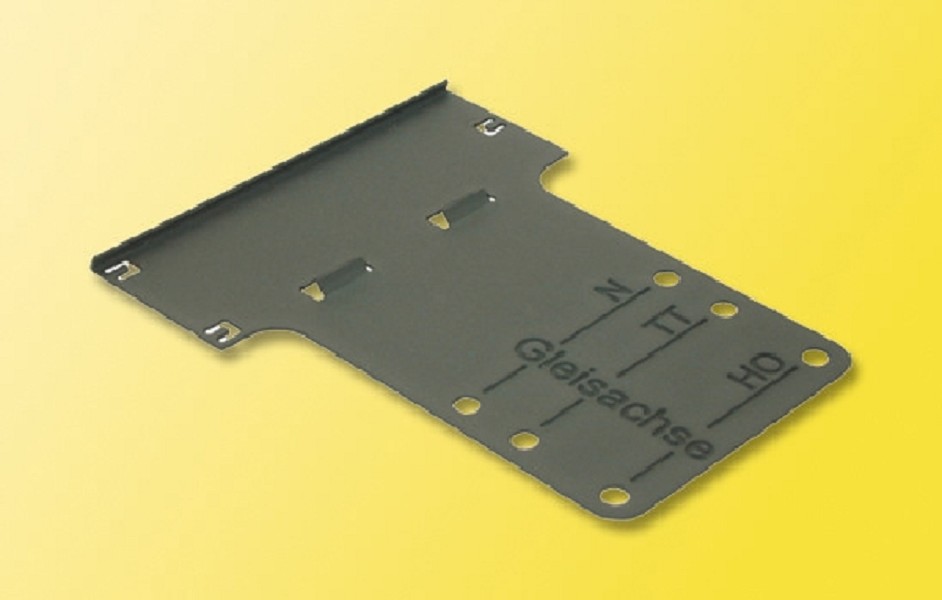 Viessmann 6837 Befestigungsbleche für Hobby Signale 5 Stück