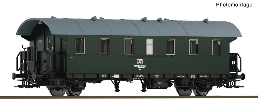 Roco 6280051 Personenwagen "Donnerbüchse" Bi 2. Kl. DR #2 Spur TT