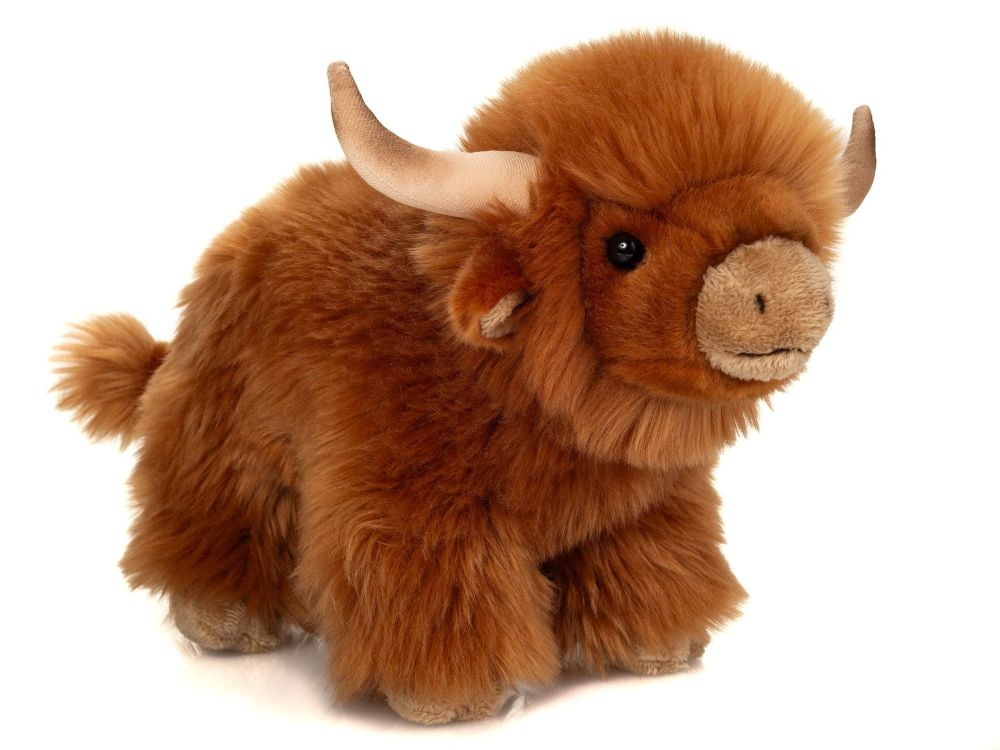 Teddy Hermann 917335 Hochlandrind 28 cm Stoff/Plüsch/Kuscheltier NEU