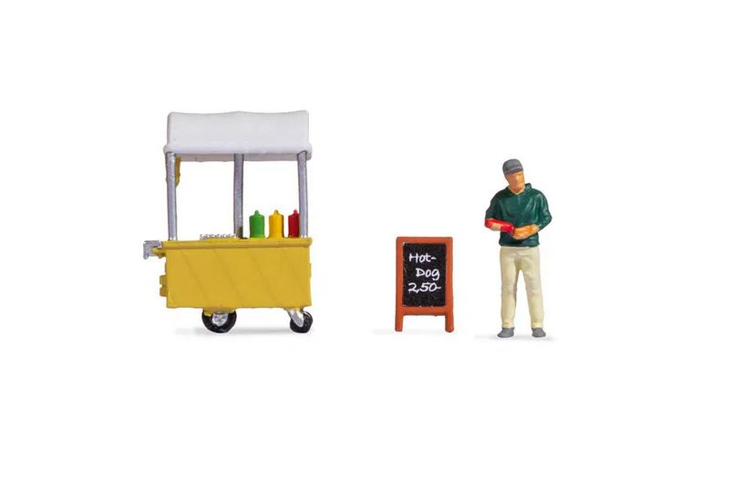 Noch 16505 Tiny-Scenes „Hot-Dog Stand“ 1:87 Spur H0 Neu OVP