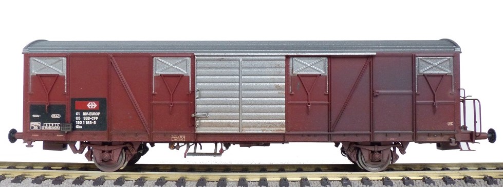 Exact-Train EX22068 Güterwagen EUROP mit kleinem SBB Emblem - Spur H0