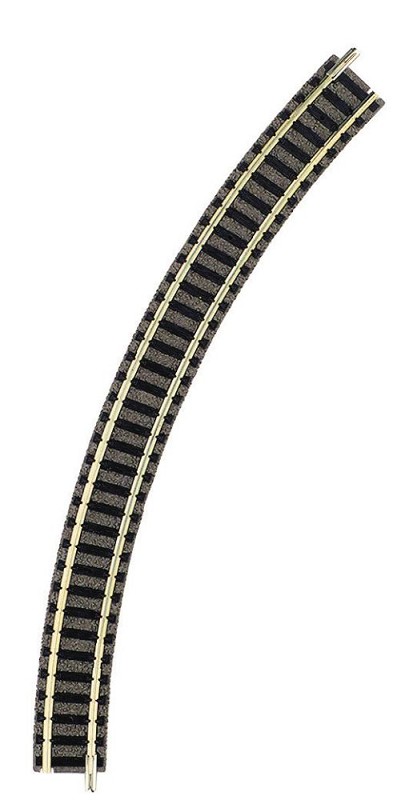 Fleischmann 9125 Gebogenes Gleis R2 45° Radius 225,6 mm 1:160 Spur N
