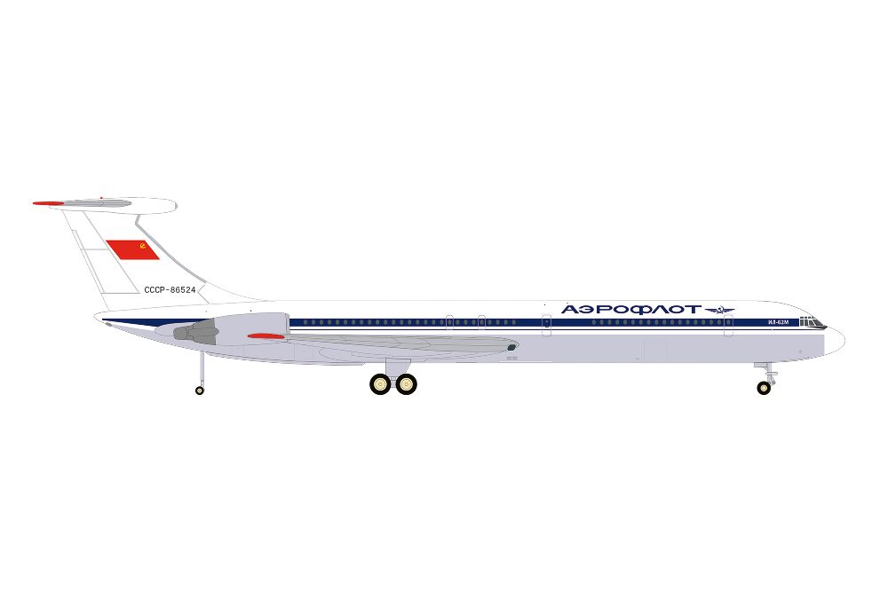 Herpa 573887 IL-62M Aeroflot 1:200