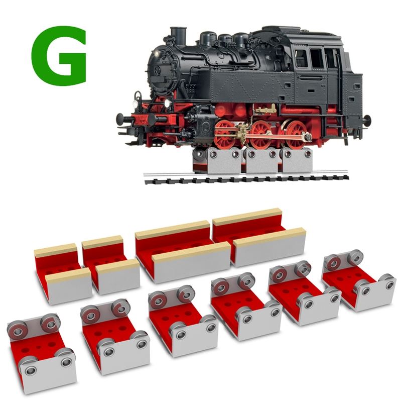 Proses RR-G-06 Set mit 6 Rollböcke für Spur G - Neu - OVP