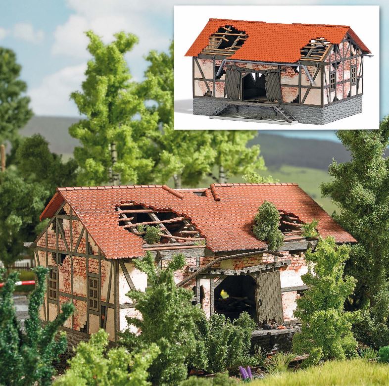 Busch 1664 Verfallener Güterschuppen